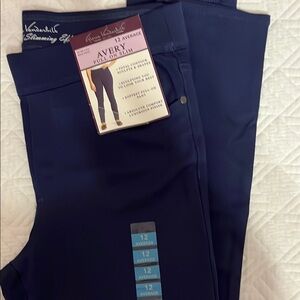 Gloria Vanderbilt Navy Leggings